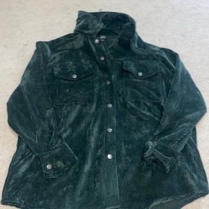Corduroy button up jacket